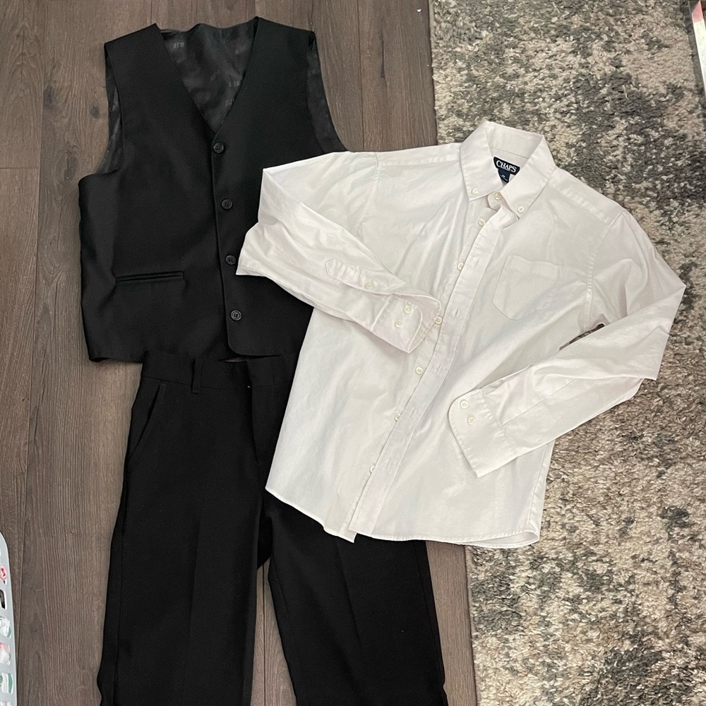 3pc chaps boys dress outfit suit sz. 12